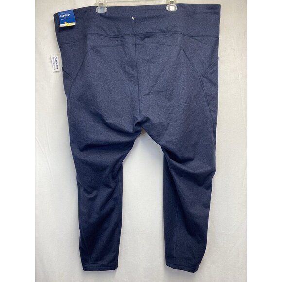 Old Navy Active Cozecore High-Rise Leggings Go Dry Women Sz 4X Blue Zip Pockets - Picture 6 of 16
